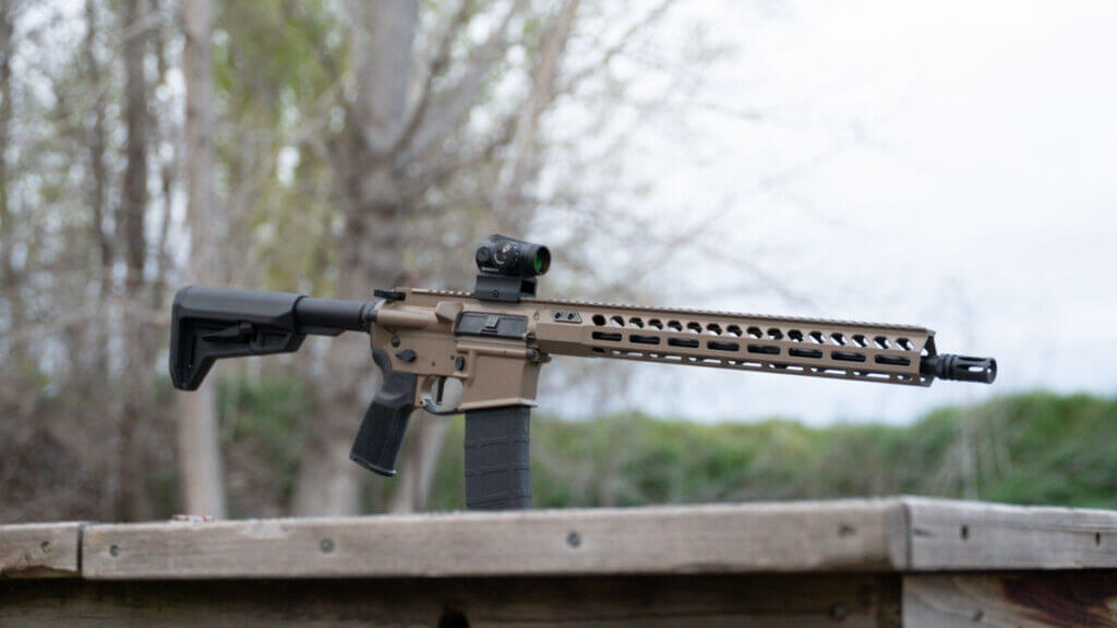SIG Sauer M400 Forge rifle with hammer forged barrel, TriggerTech trigger, and included Romeo MSR Gen II red dot