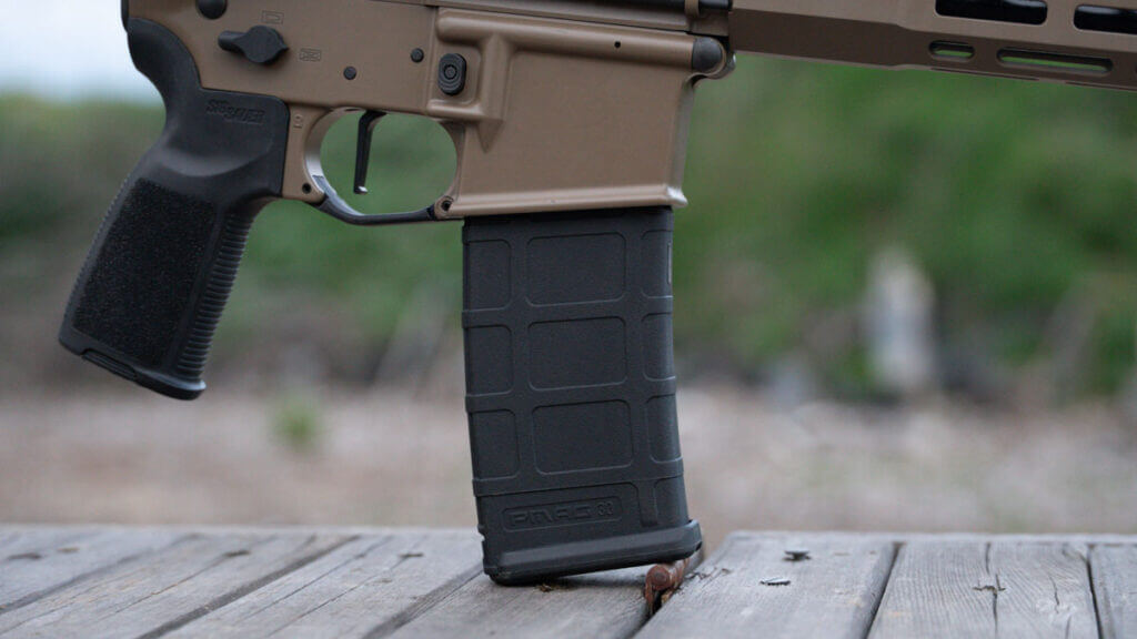 30-round Magpul PMAG included with the SIG Sauer M400 Forge rifle