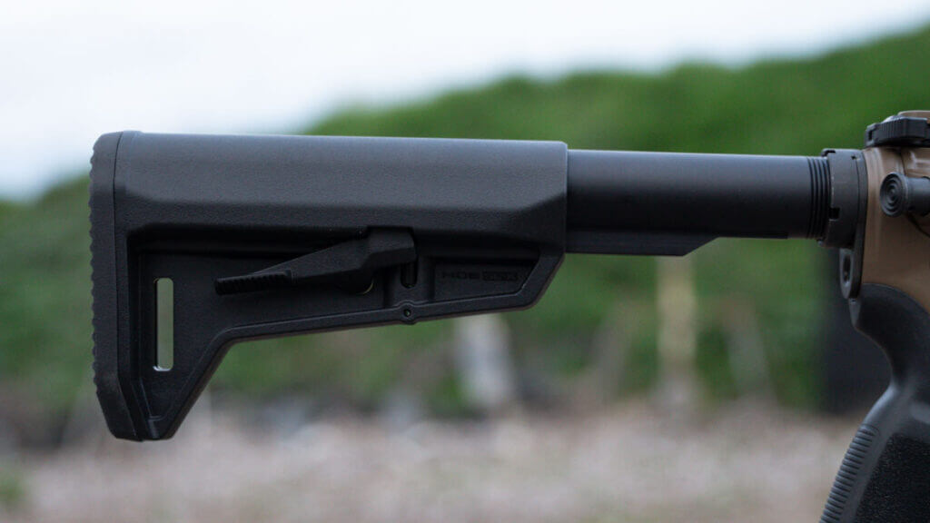 Magpul SL-K 6-position adjustable stock installed on the SIG Sauer M400 Forge