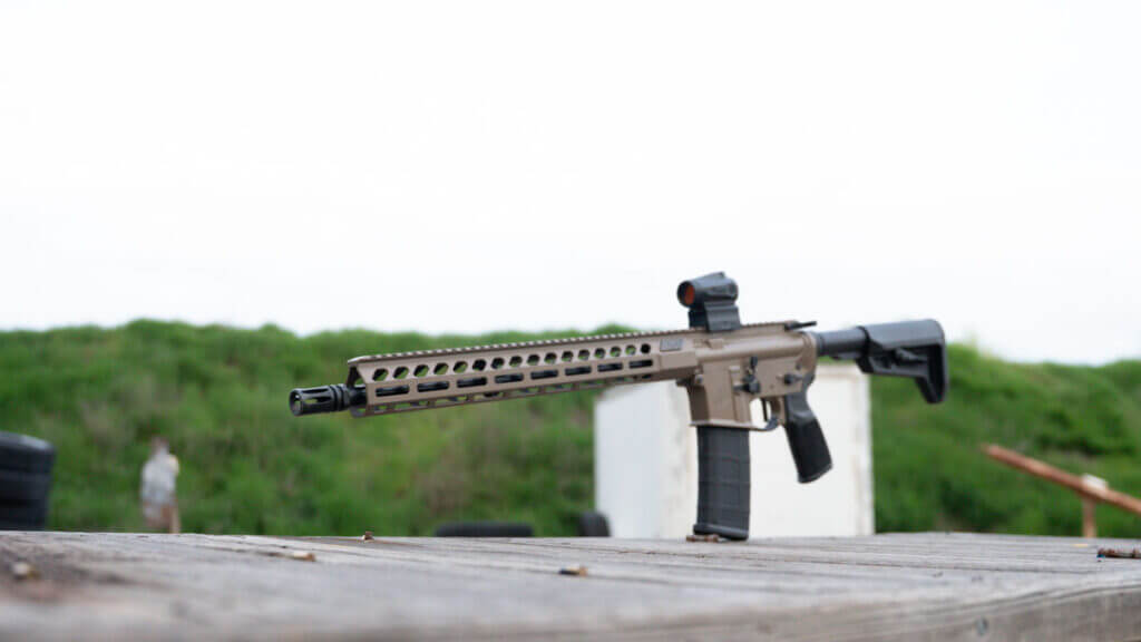SIG Sauer M400 Forge rifle showing the value-packed $999 AR-15 package