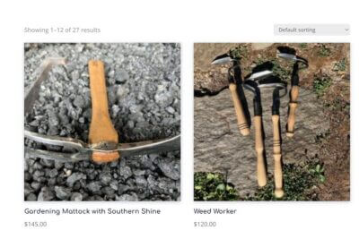 Guns turned into garden tools blacksmith transformation.