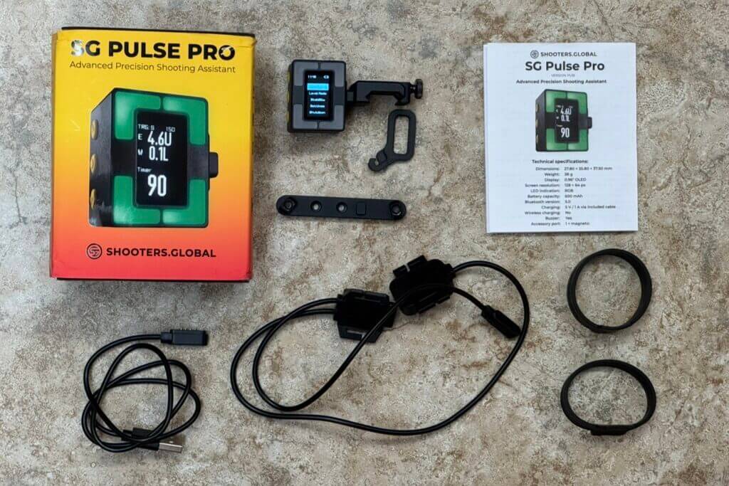 Shooters Global Pulse Pro master kit with ocular LED display remote button and included accessories