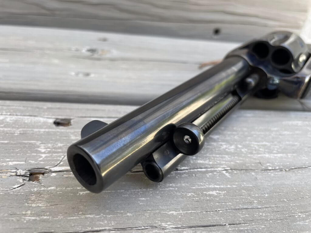 Cimarron U.S.V. Artillery bullseye style ejector rod head