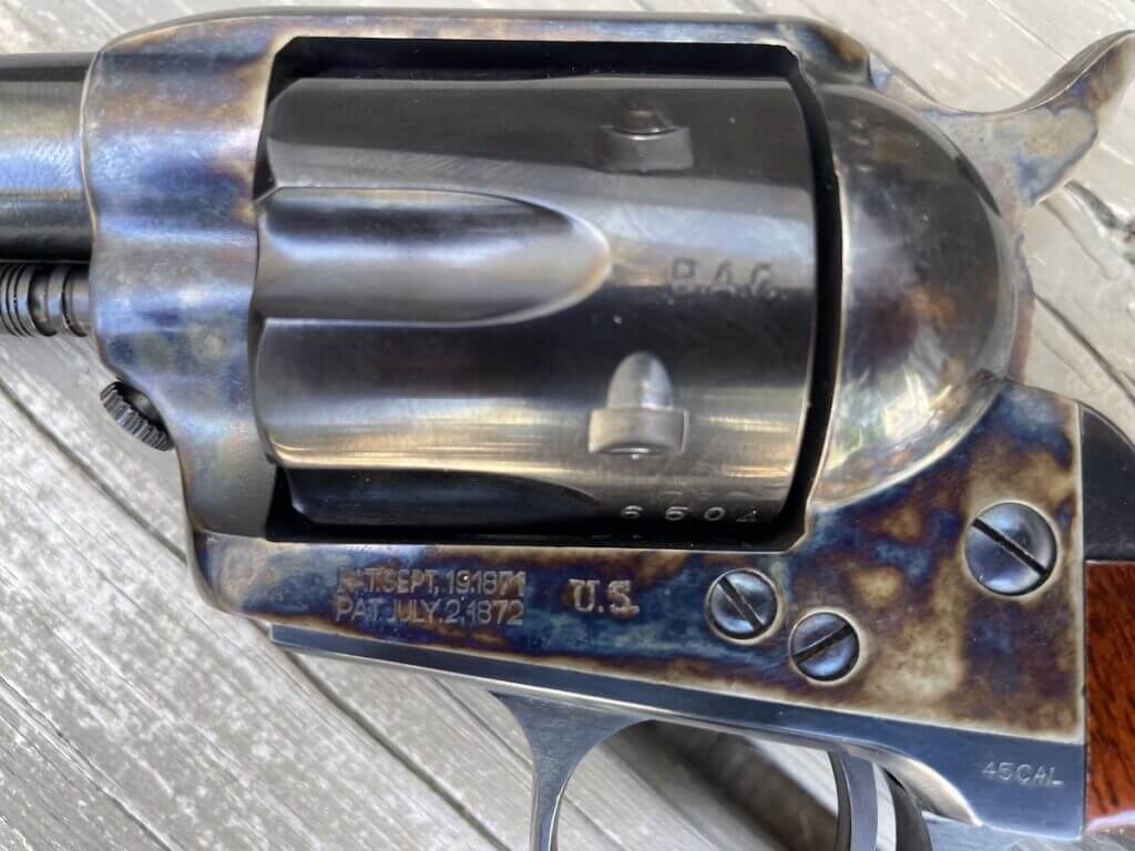 Cimarron U.S.V. Artillery frame stamped U.S. like original government Colt SAA revolvers