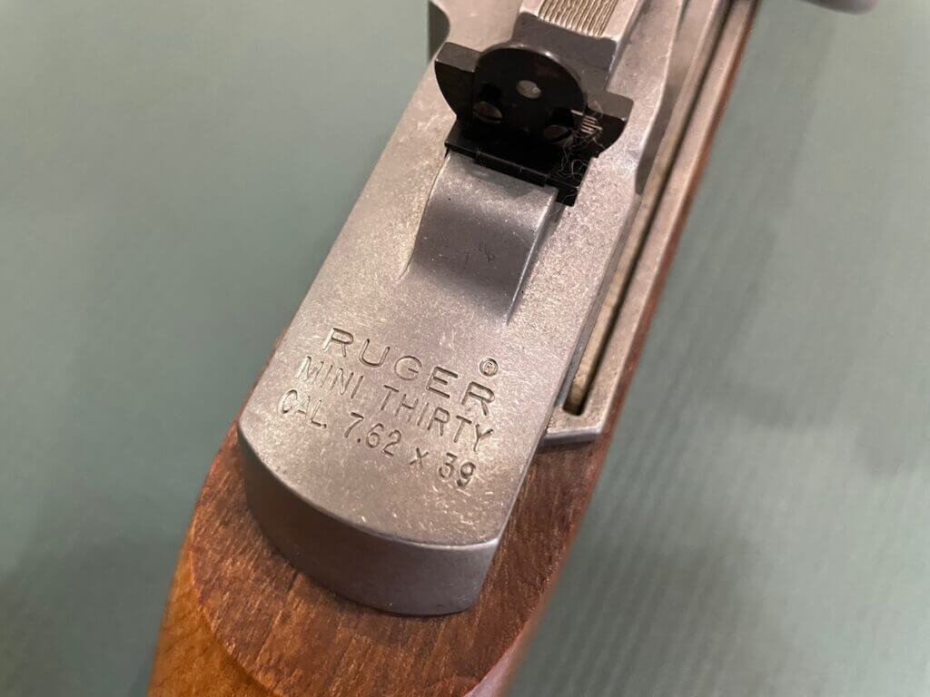 Mini-30 receiver markings for Ruger 7.62x39mm ranch rifle