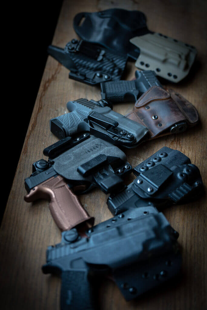 SIG P365 holster options showing deep aftermarket support for concealed carry