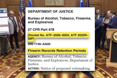ATF headquarters firearms records database documents storage.