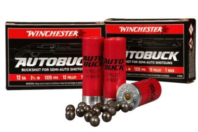 Winchester AutoBuck 12 gauge buckshot shells #1 buck high pellet count