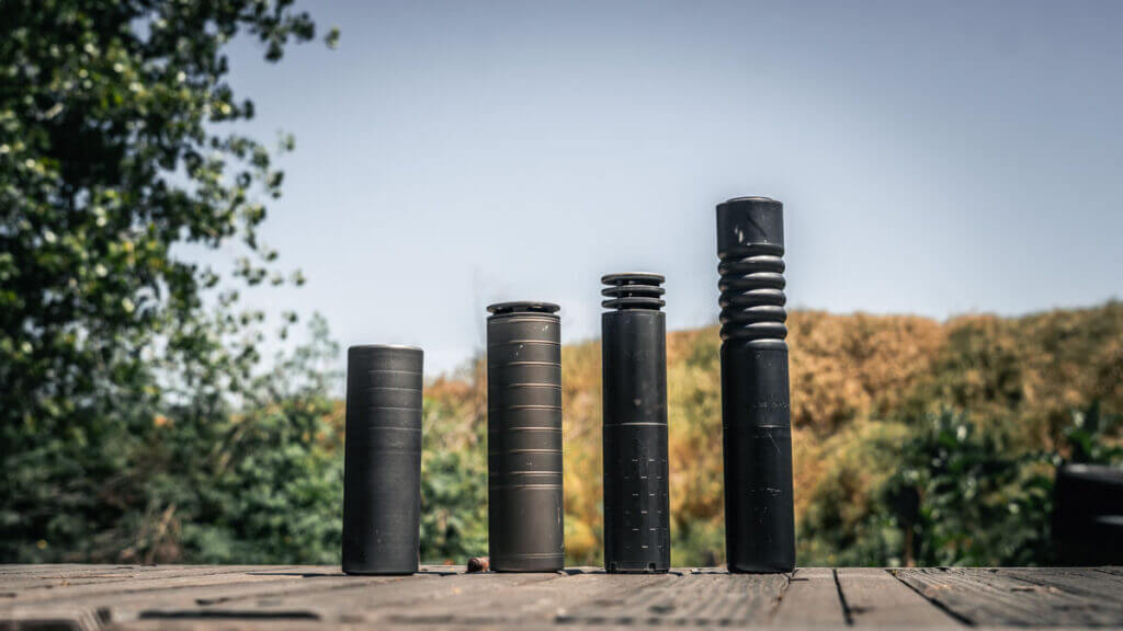 Airlock Industries Zero Gravity 6.5 suppressor on a 6.5 Creedmoor test rifle at the range