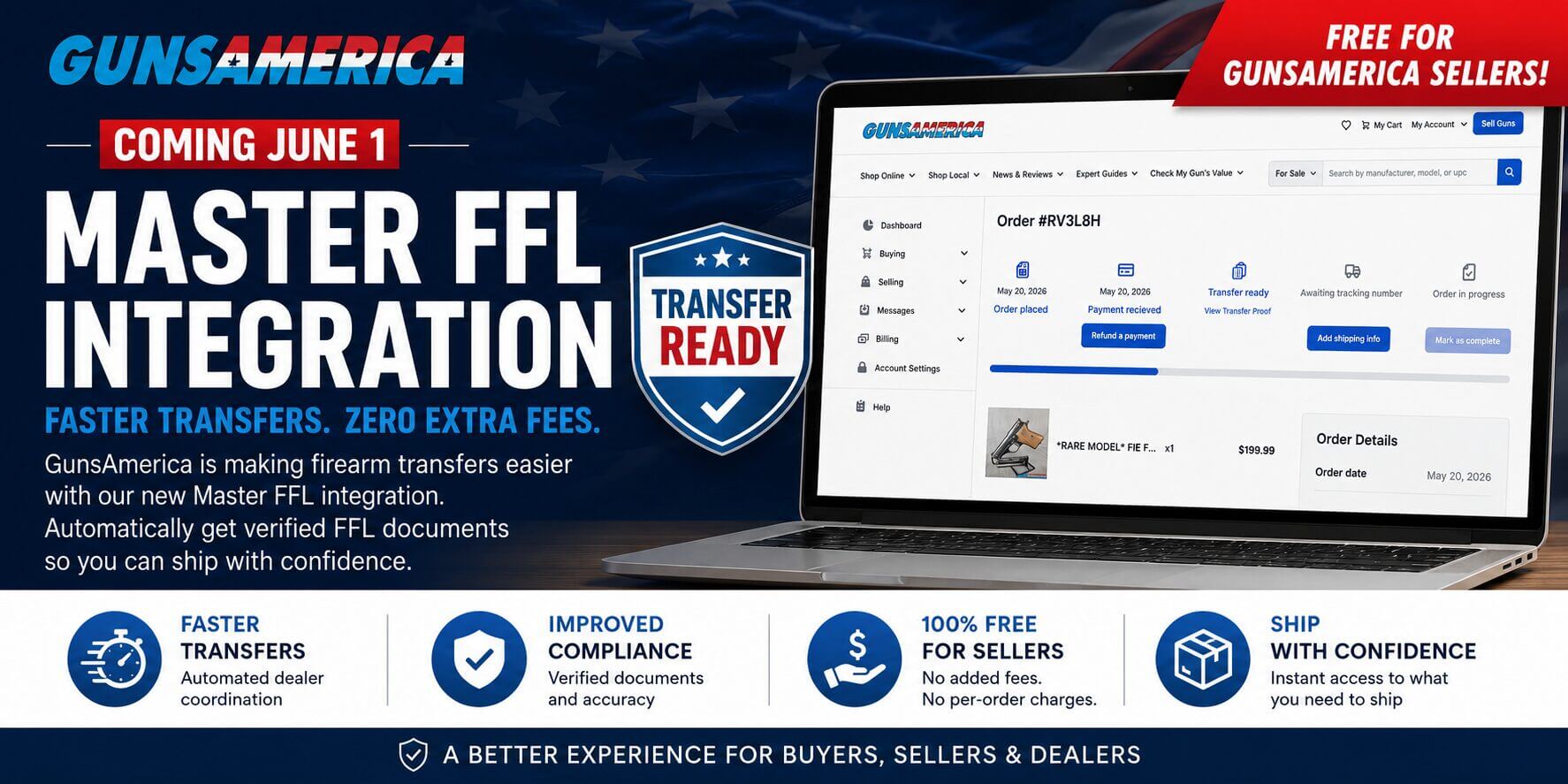 GunsAmerica Announces Free Master FFL Integration to Streamline Firearm Transfers GunsAmerica Announces Free Master FFL Integration to Streamline Firearm Transfers