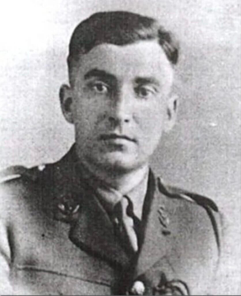 LT George Cairns Victoria Cross recipient in a period military photograph before combat in Burma