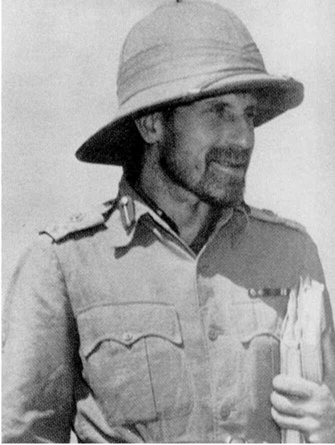 General Orde Wingate commander of the Chindits during George Cairns' Burma campaign