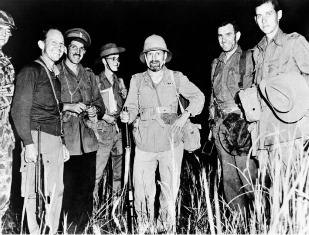 General Orde Wingate pioneering special operations with the Chindits in Burma