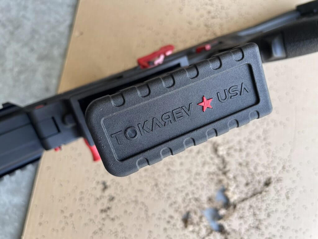 Tokarev TT 12 Pro magazine floor plate on Turkish-made SDS Imports shotgun