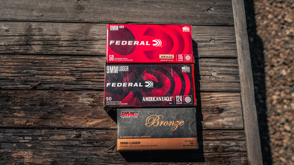 Taurus RPC ammo testing with 115gr 124gr and 147gr 9mm loads
