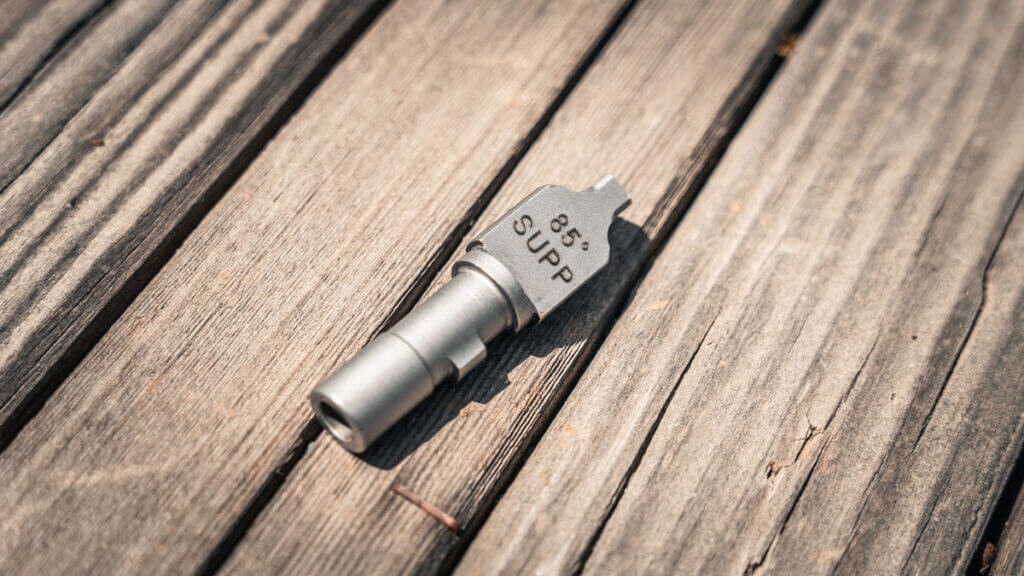 Taurus RPC suppressor-ready muzzle and roller locking tip test setup