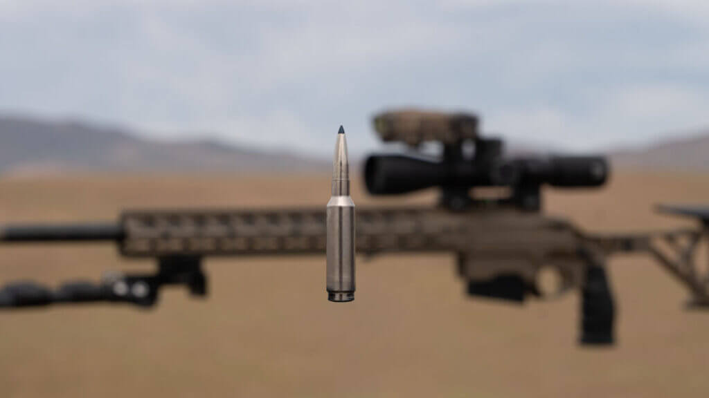 Federal 6.5 Creedmoor +Peak ammunition showing high-velocity Peak Alloy performance