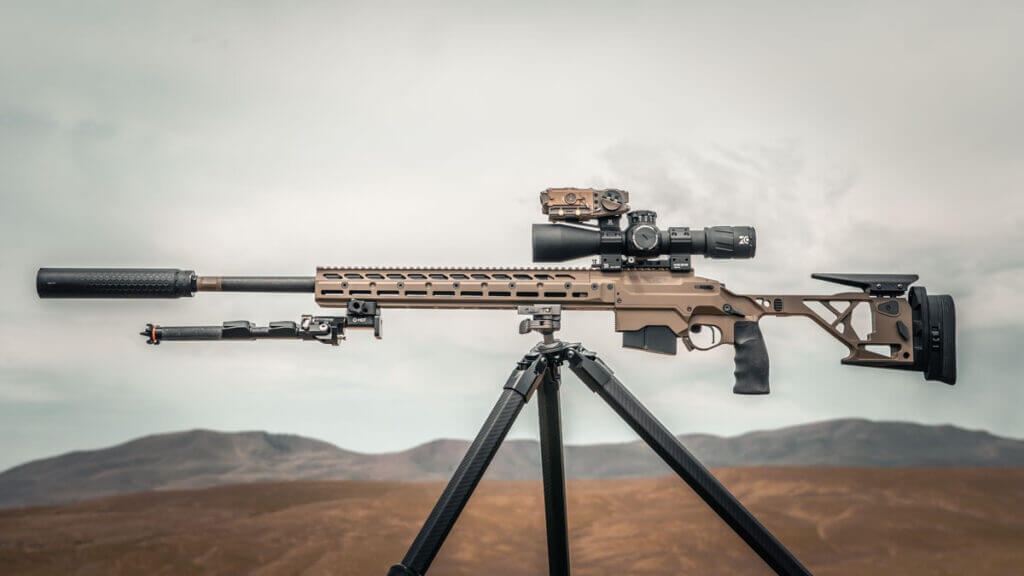 Prototype Seekins SIC short-action rifle used to test Federal 6.5 Creedmoor +Peak ammo