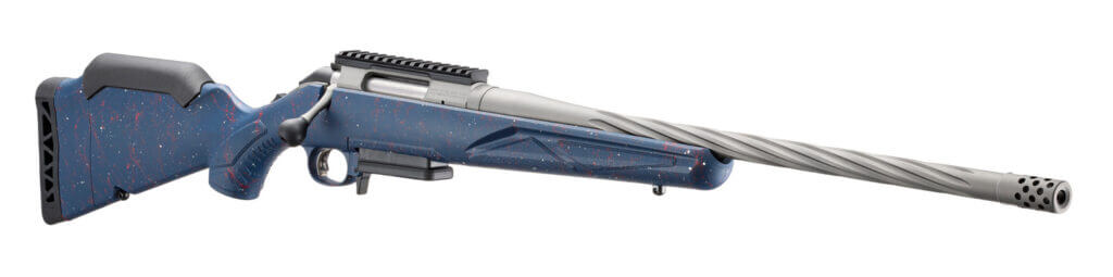 Ruger American Rifle Gen II America’s 250th Anniversary Edition with Liberty Blue Splatter stock