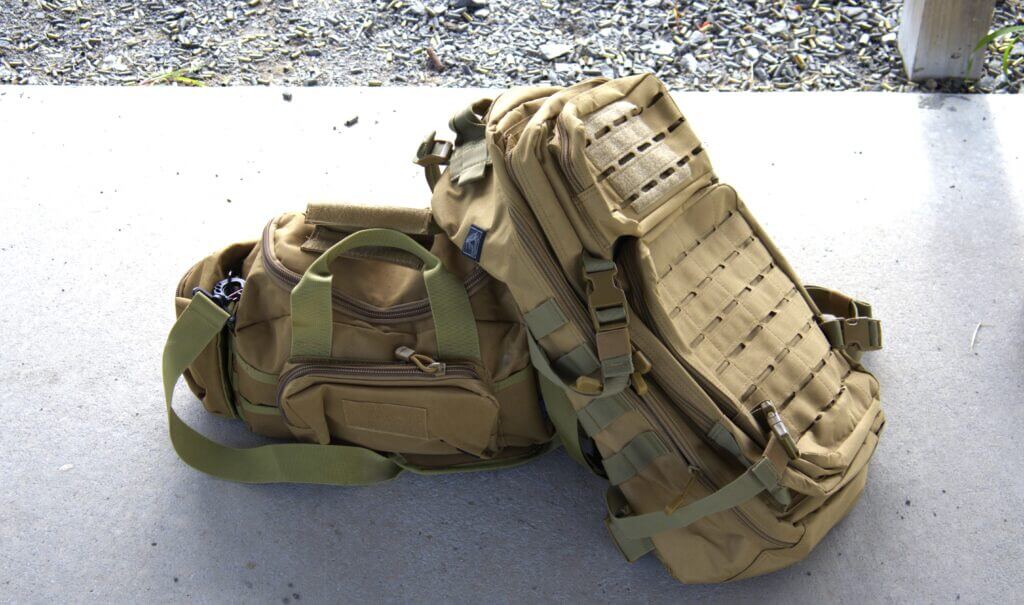 rattlesnake tactical range bag and backpack