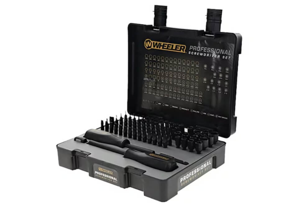 Wheeler 100 Piece Screwdriver Set for gun dad firearm maintenance and lost bits