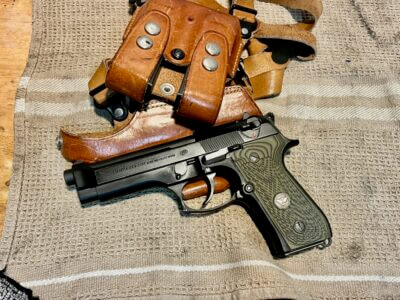 Beretta 92 with Galco Miami Classic Shoulder Holster