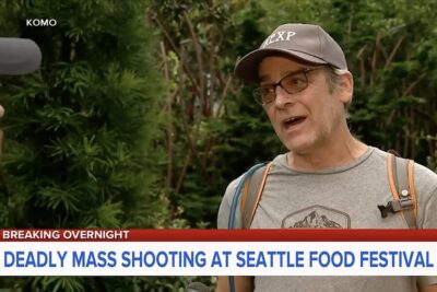 Witness speaks to KOMO News following the deadly shooting at the Seattle Center food festival as CCRKBA criticizes officials' response.