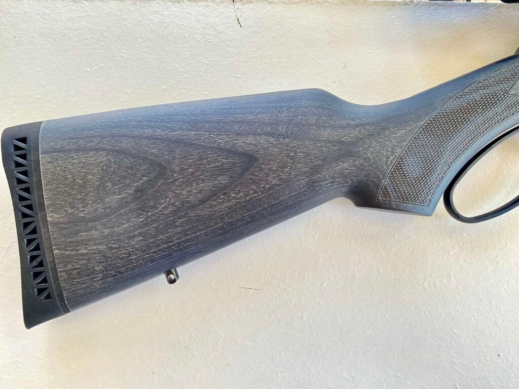 Henry SPD HUSH American hardwood laminate buttstock engineered to balance the rifle with a suppressor installed