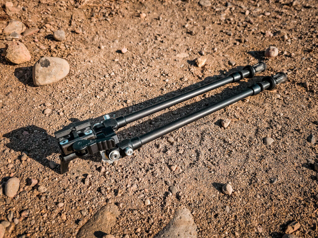 Hatch High Country Lite ADM quick-detach Picatinny mount for moving the bipod between hunting rifles