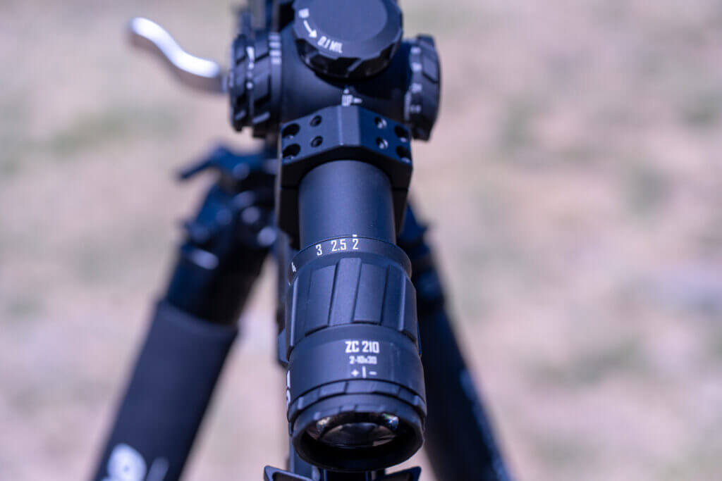 ZCO ZC210 2-10x30 configured as a compact DMR, precision AR, and hunting rifle optic