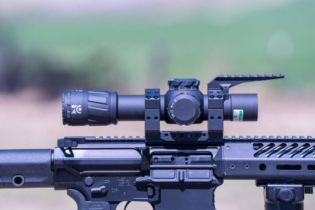 ZCO ZC210 2-10x30 showing its robust 36mm main tube and compact precision-scope construction