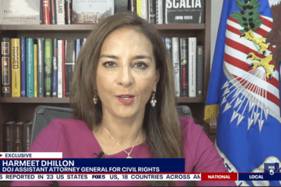 DOJ Assistant Attorney General Harmeet Dhillon discusses the Montgomery County gun ban during Fox 5 coverage.