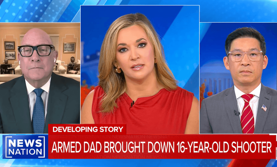 NewsNation panel debates Oregon school shooting after armed father stops 16-year-old gunman.