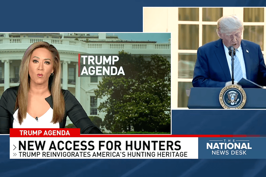 Trump signs an executive order expanding access to lands for hunters.
