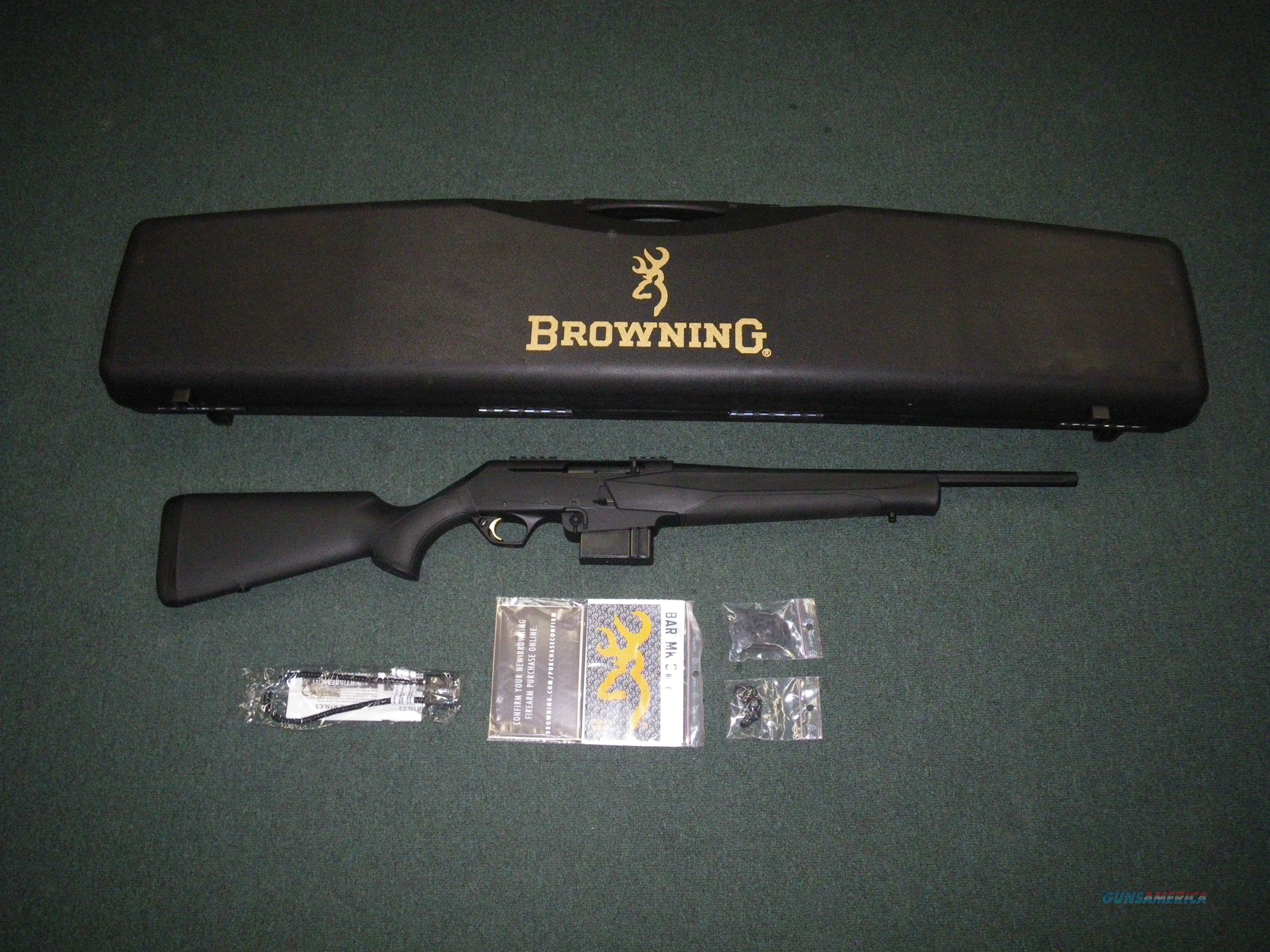 Browning Bar Mk3 Dbm Synthetic 308 Win 18 New For Sale