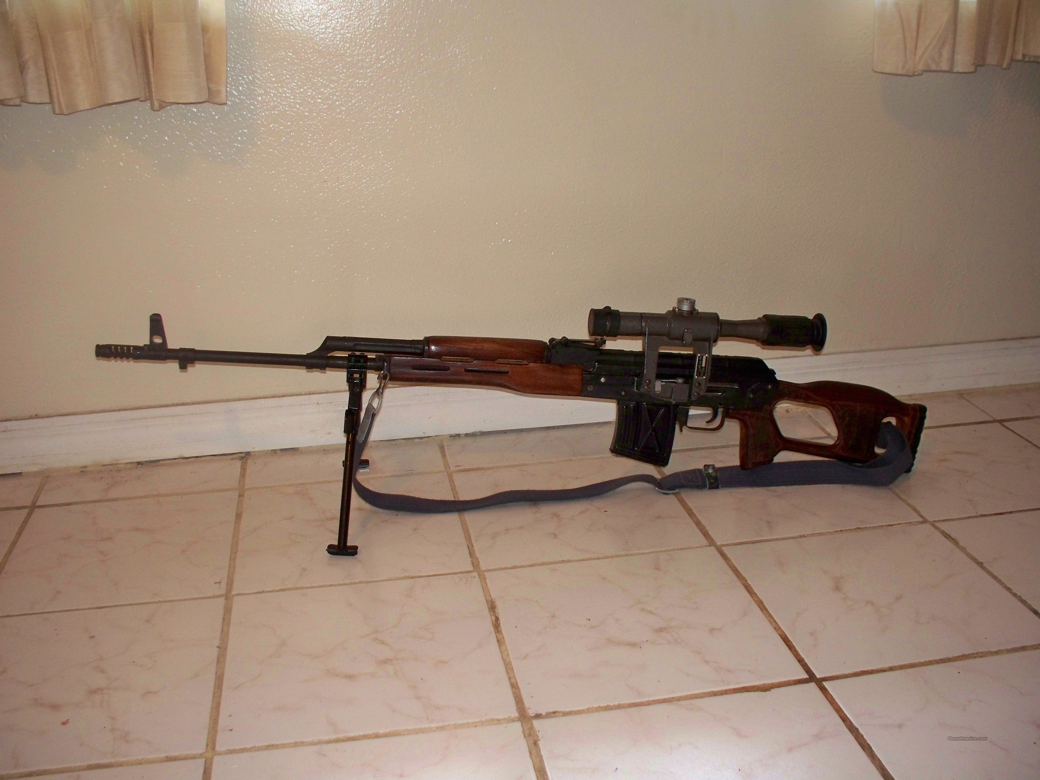 DRAGUNOV 762X54R SNIPER RIFLE TG KNOX for sale