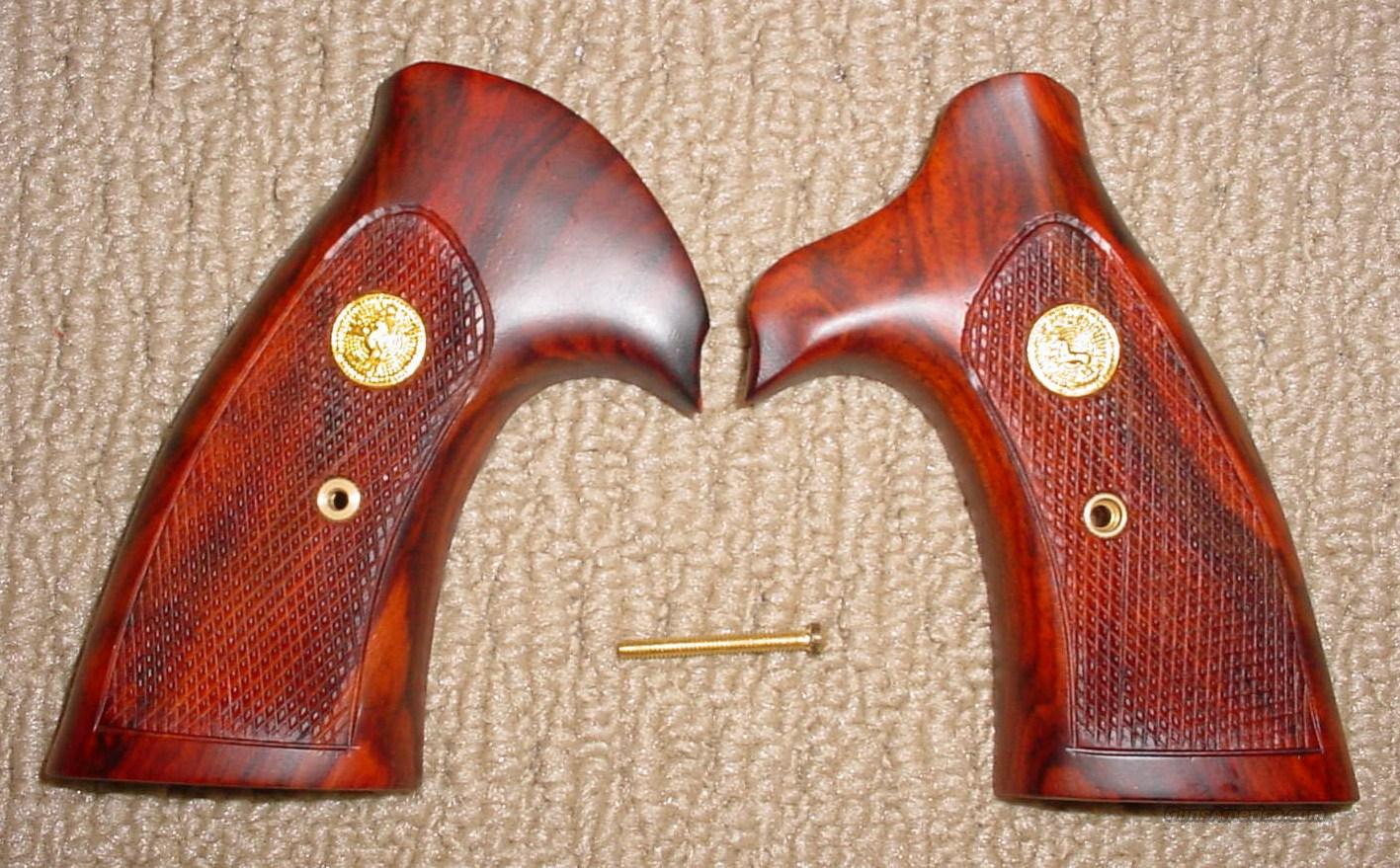 Colt Anaconda Or King Cobra Or Boa Wood Grips For Sale 1486