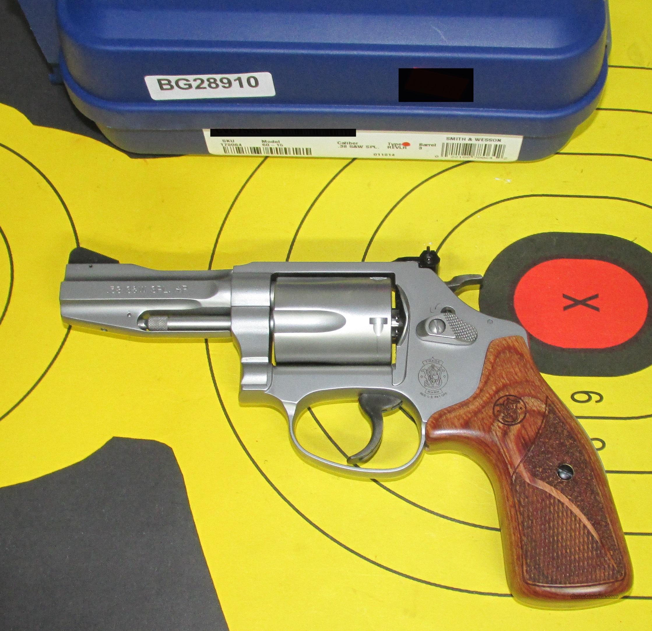 Smith & Wesson M60 Pro Series .38 SPL Revolver for sale