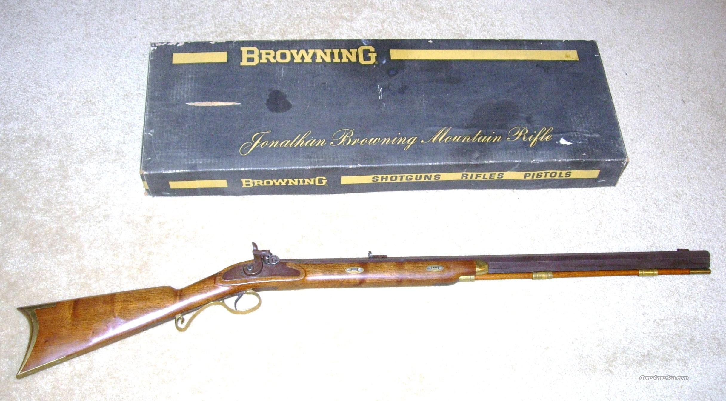 Jonathan Browning Mountain Rifle Manual