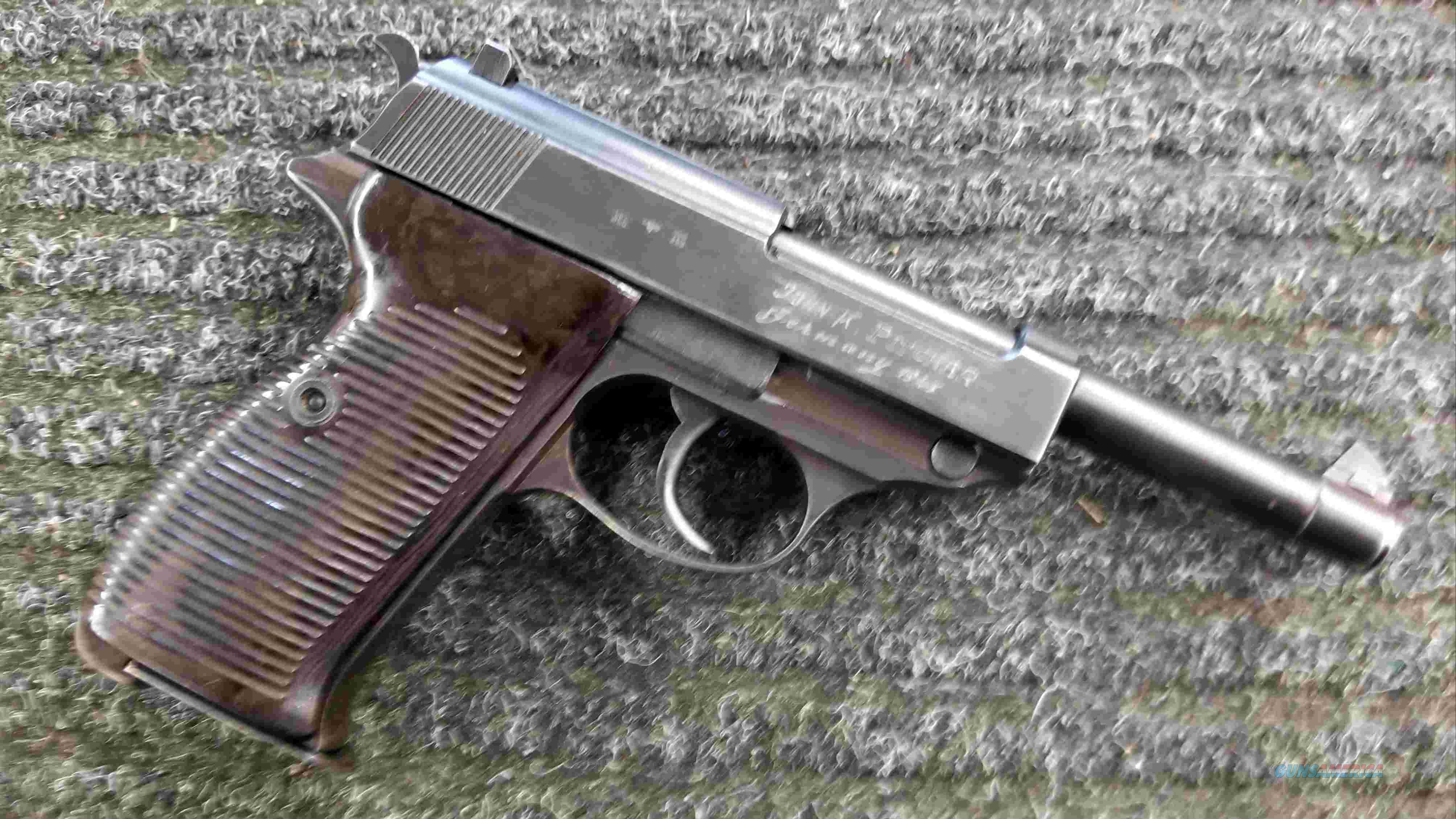 Ас 41. Walther p38 пневматика. Вальтер п38 Курц. Ствол Вальтер п 38. Walther p38 с длинным стволом глушителем.