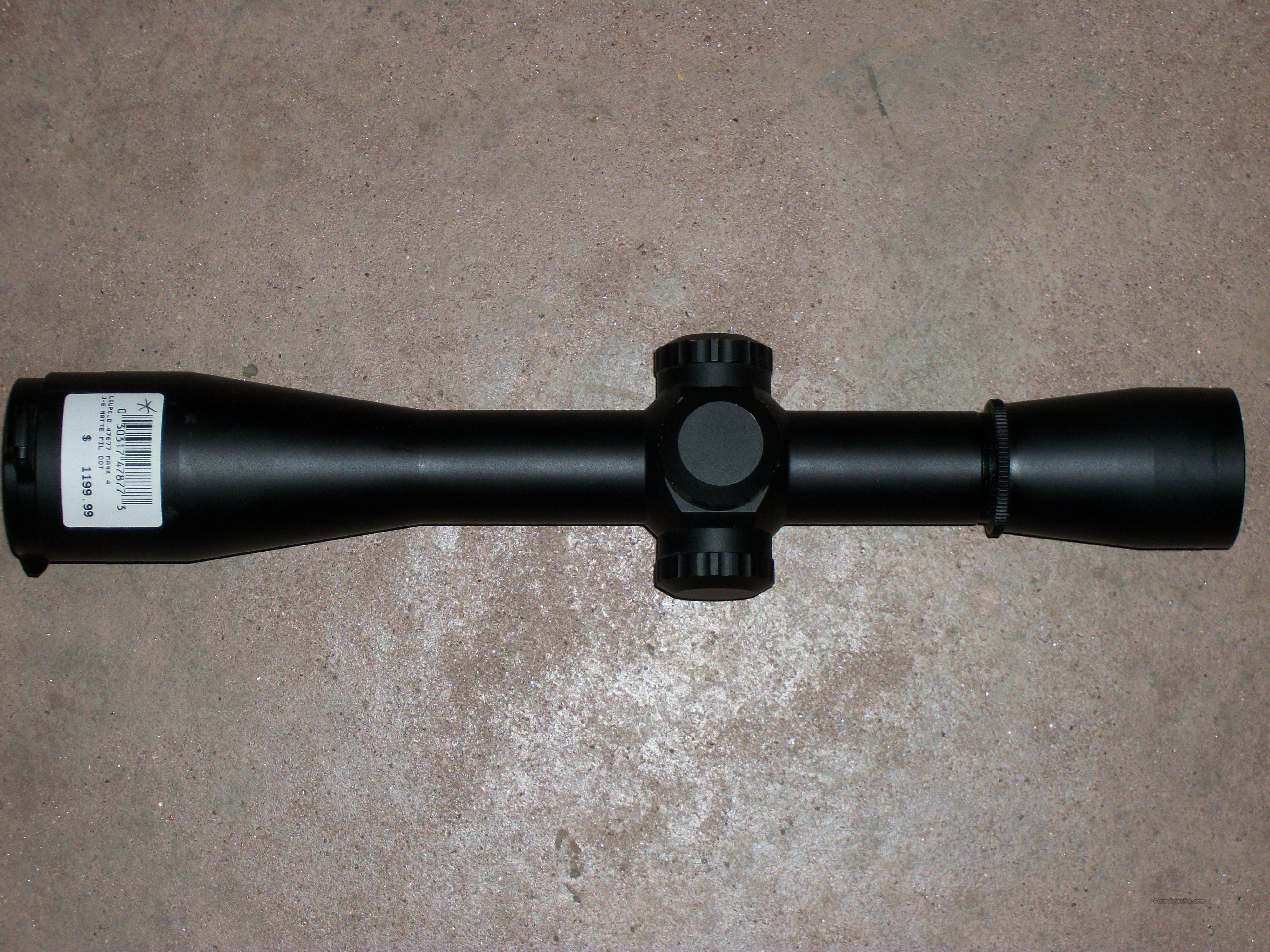 Leupold 47877 Mark 4 M3-6X Mil Dot for sale