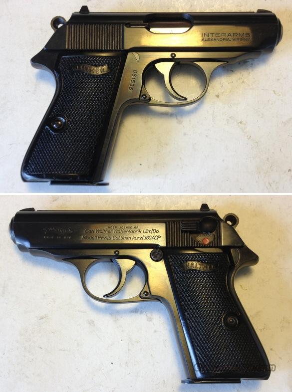 Walther/Interarms Model PPK/S blue .380 for sale