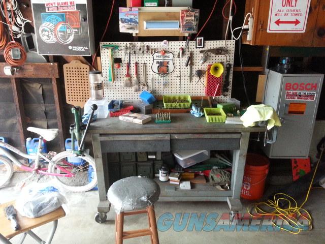 Steel Reloading Bench And All The Equipment For Sale