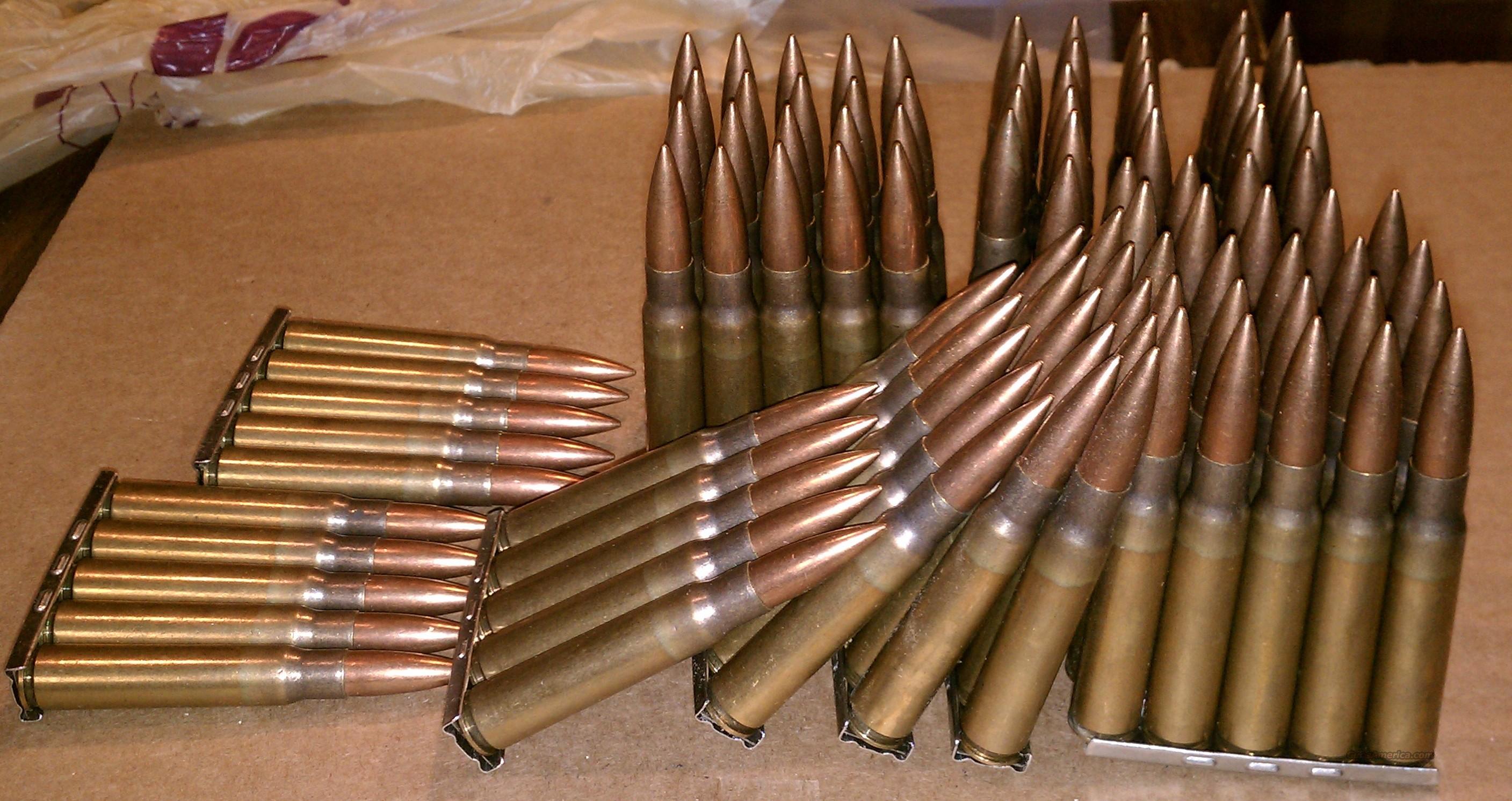 200 rounds 8mm 8x57 Mauser FMJ for sale