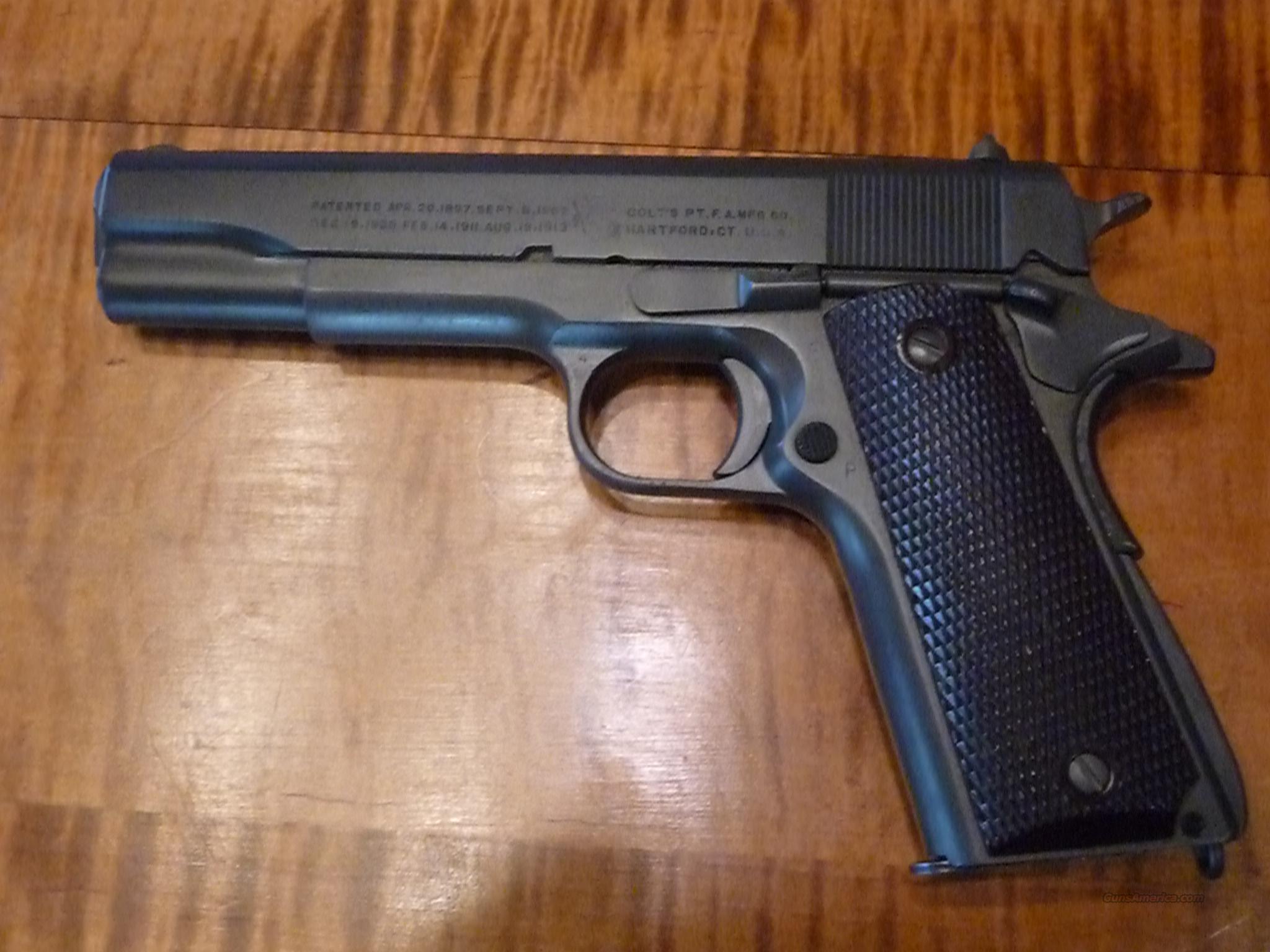 WWII Colt 1911A1 Parkerized Beauty for sale