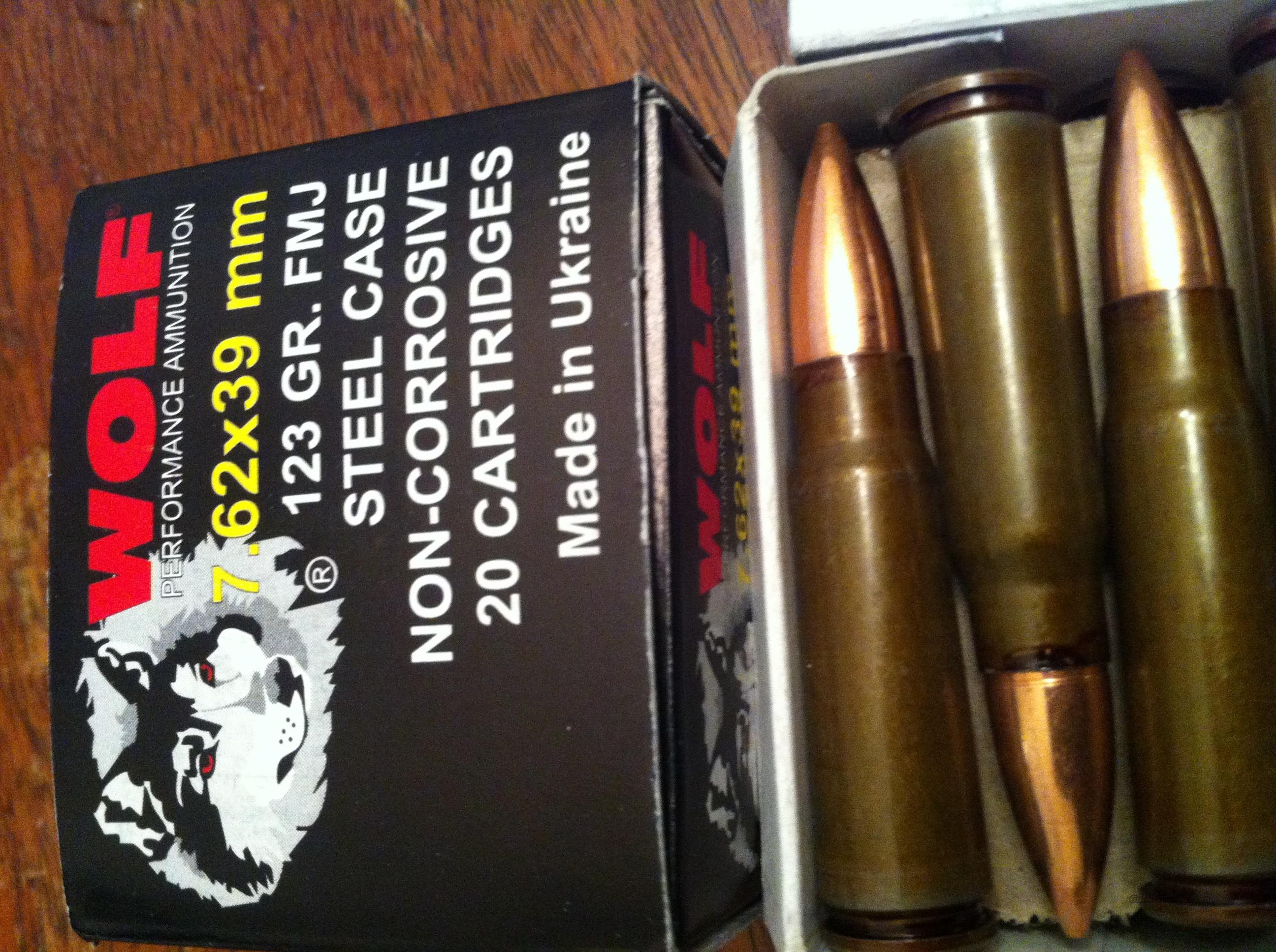 7.62 x 39 Bulk Wolf Ammo in Stock! 1000 Rounds Wolf...