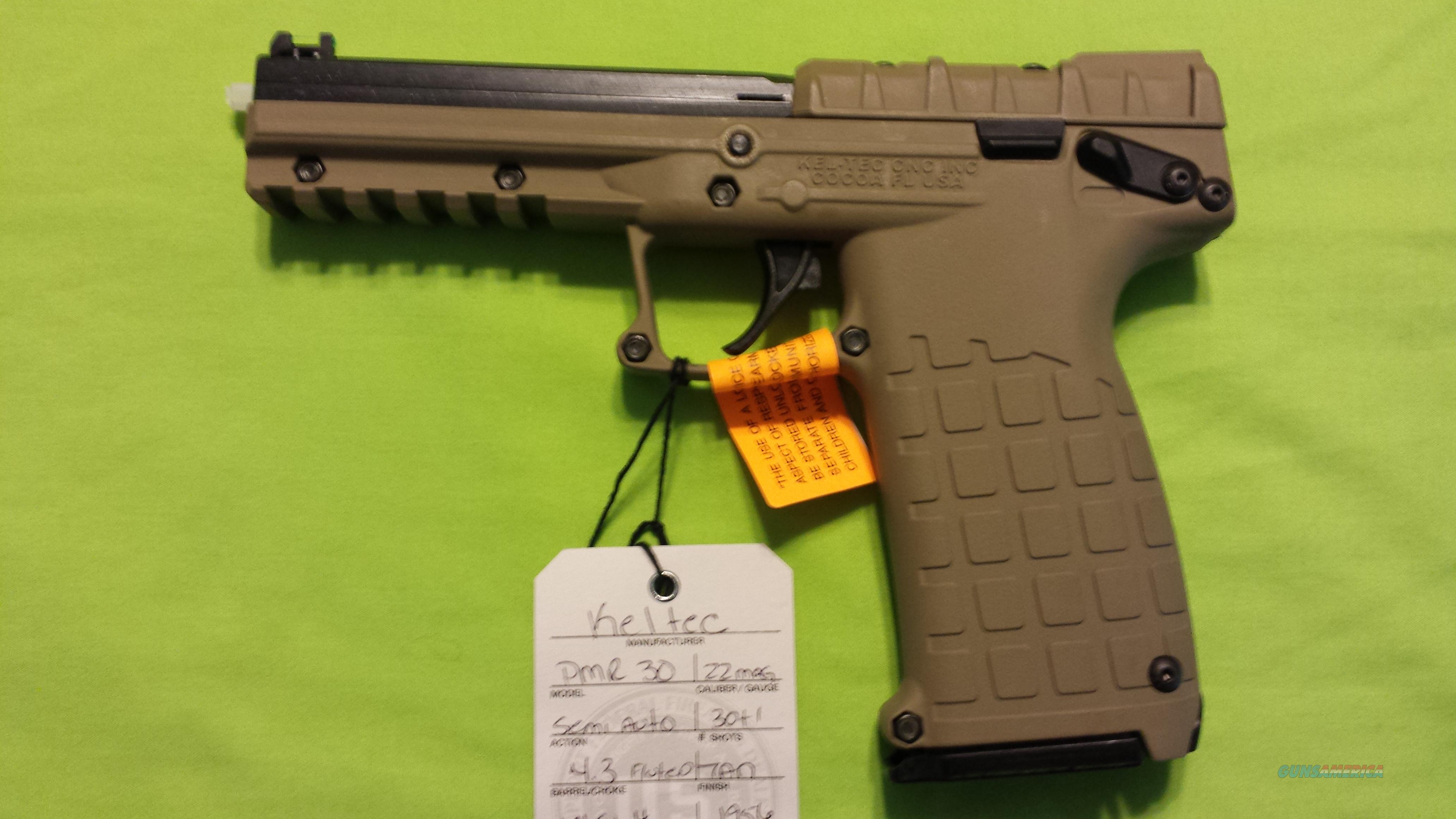 KEL TEC KELTEC PMR30 PMR 30 22 WMR 30RD TAN FDE... for sale