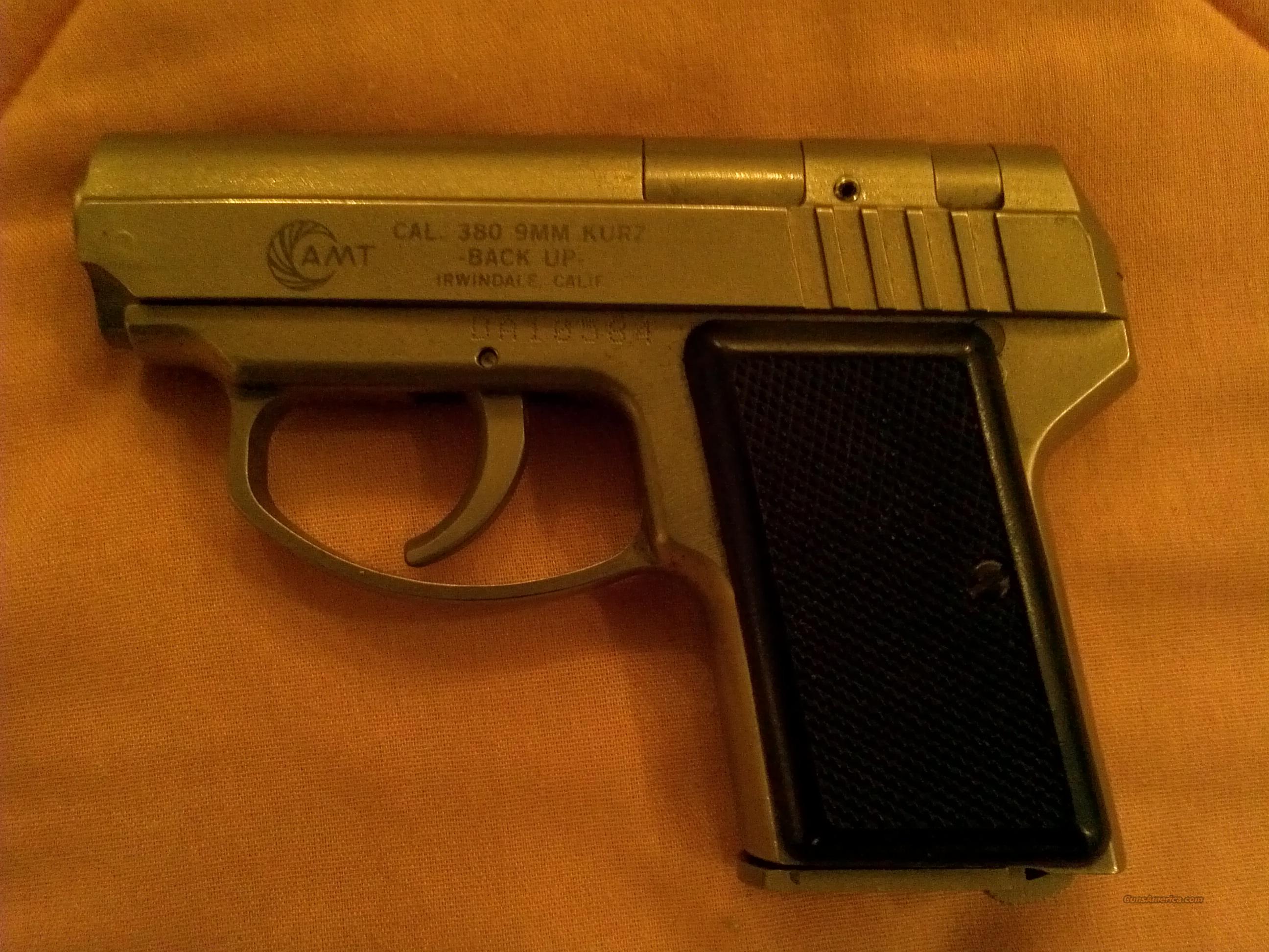 AMT BACKUP.380/9mm Kurz for sale