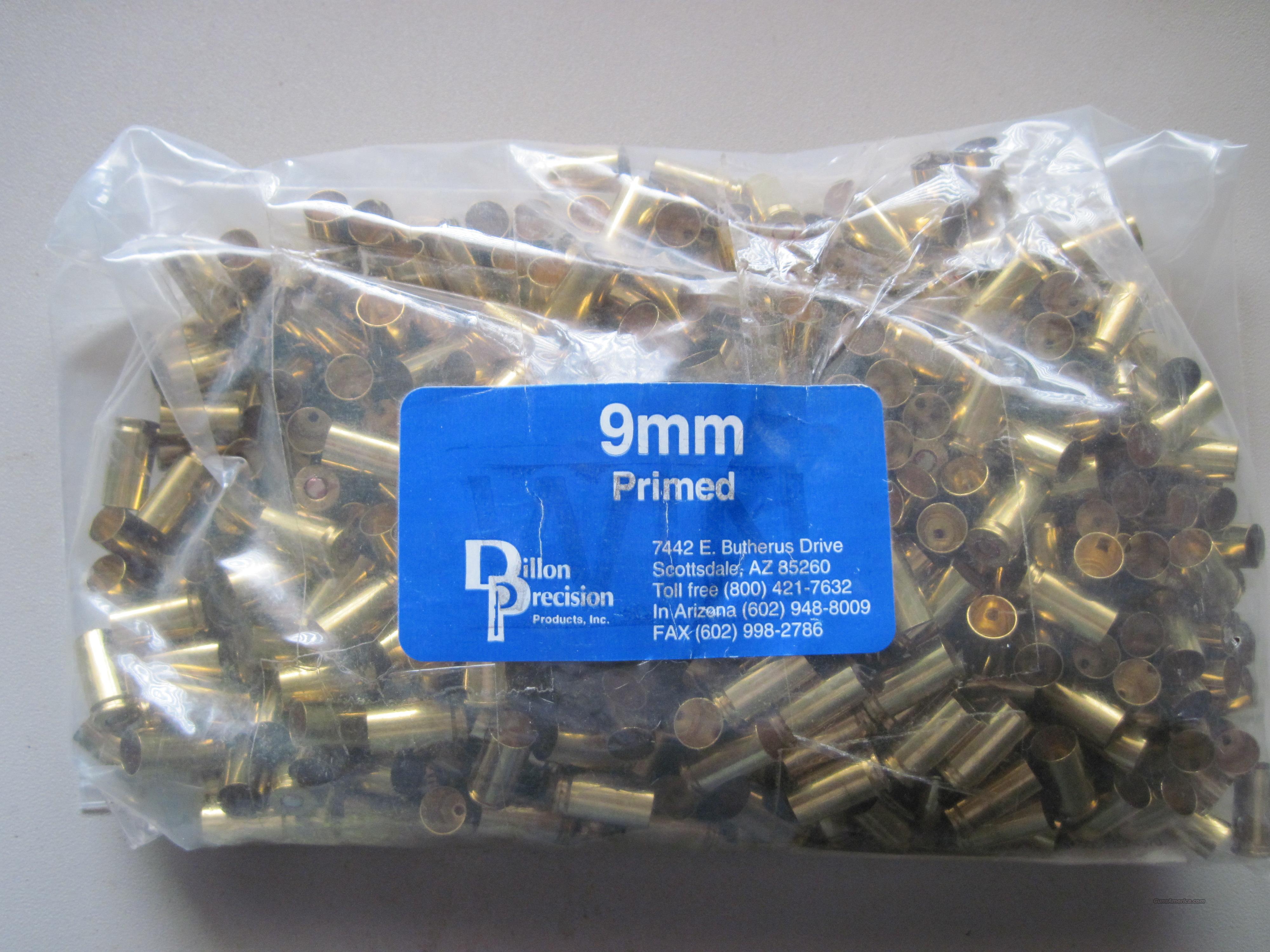 primed 9mm brass for sale