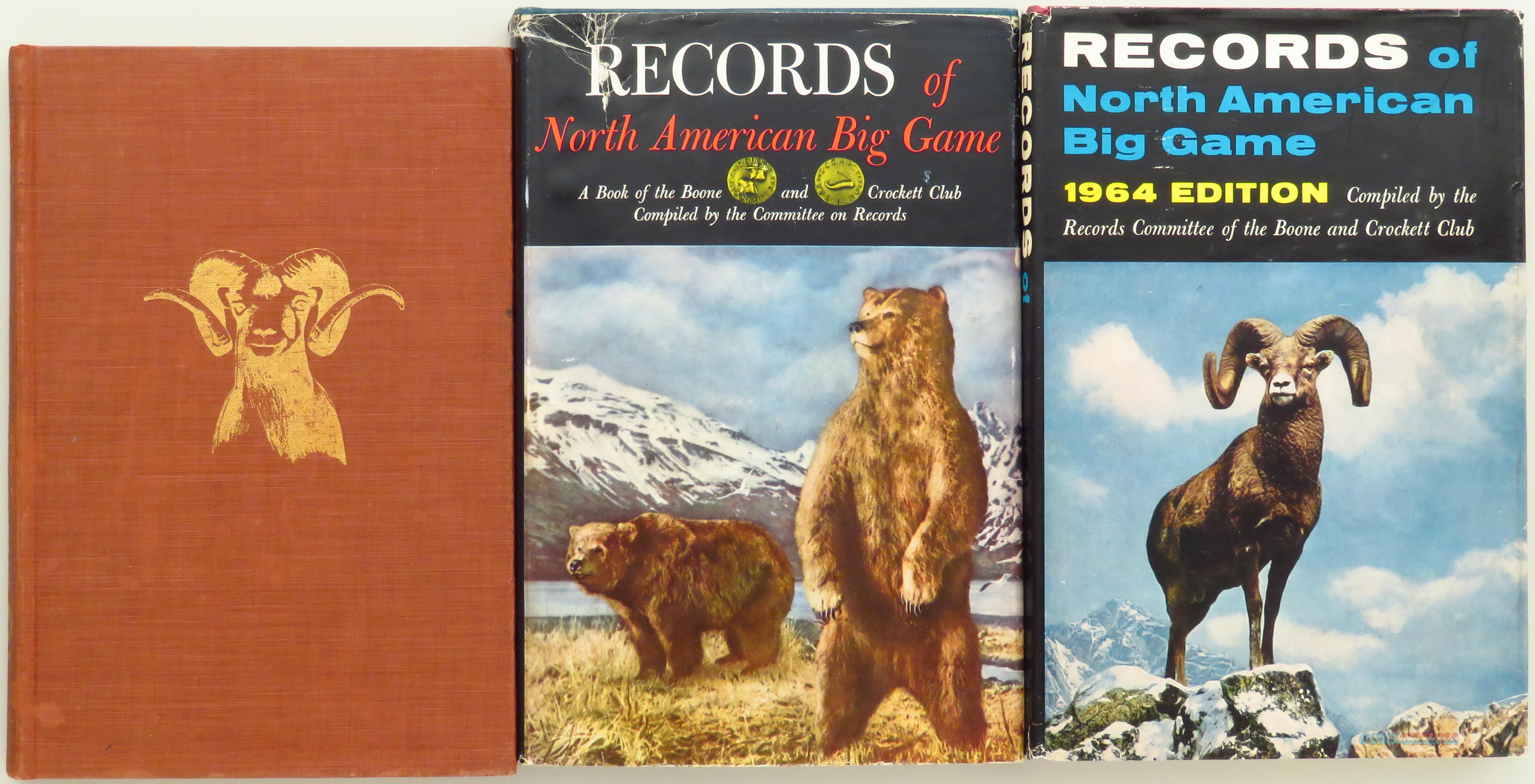 Boone And Crockett Club Records Of ... For Sale At Gunsamerica.com ...